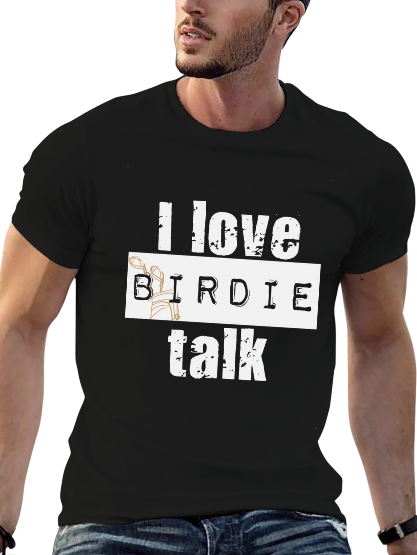 I Love Birdie Talk - Golf Fan T-Shirt