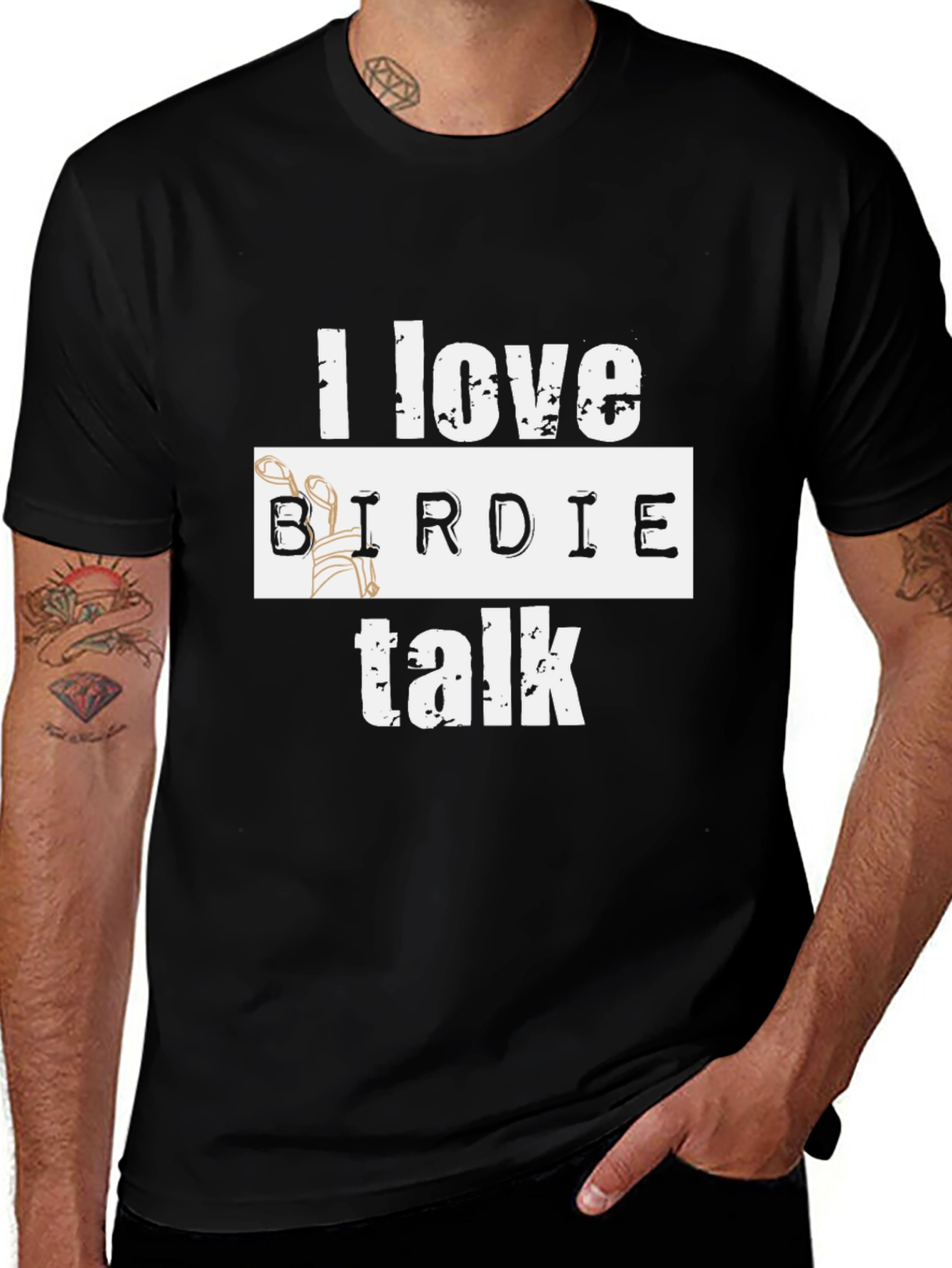 I Love Birdie Talk - Golf Fan T-Shirt