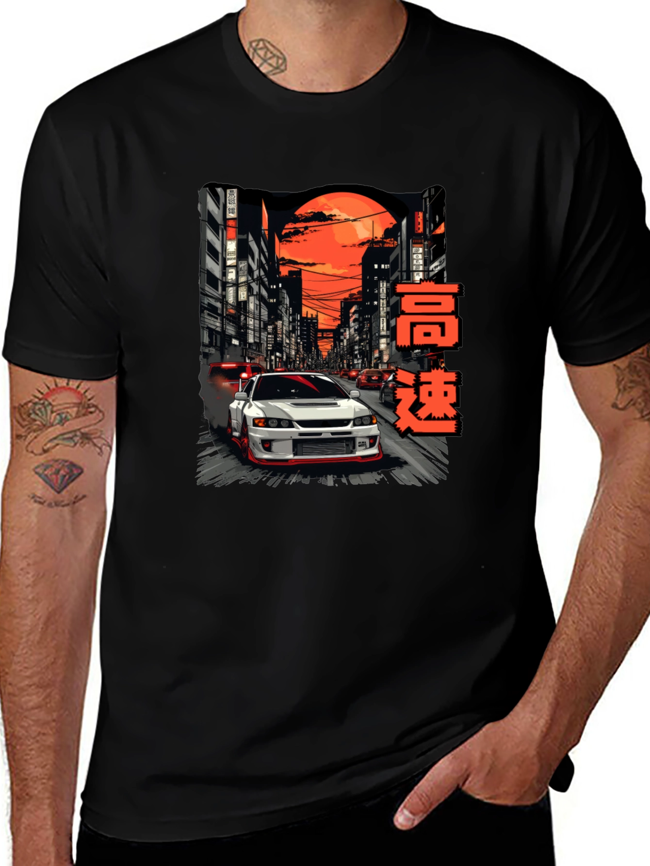 High Speed Car Graphic Tee