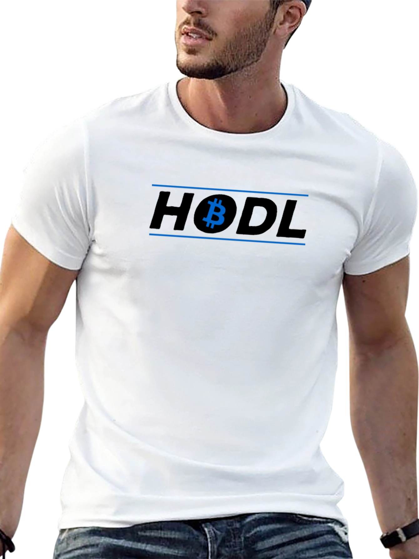 HODL Bitcoin Crypto Black Tee