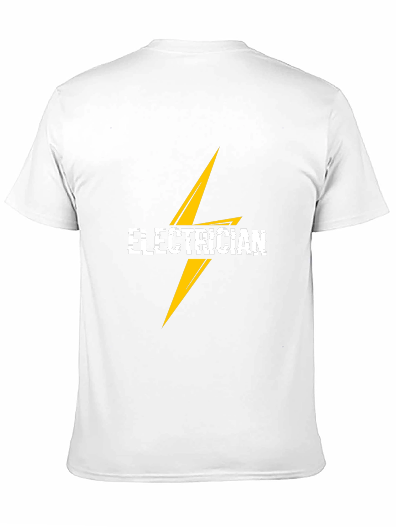 Electrician T-Shirt - Lightning Bolt Design