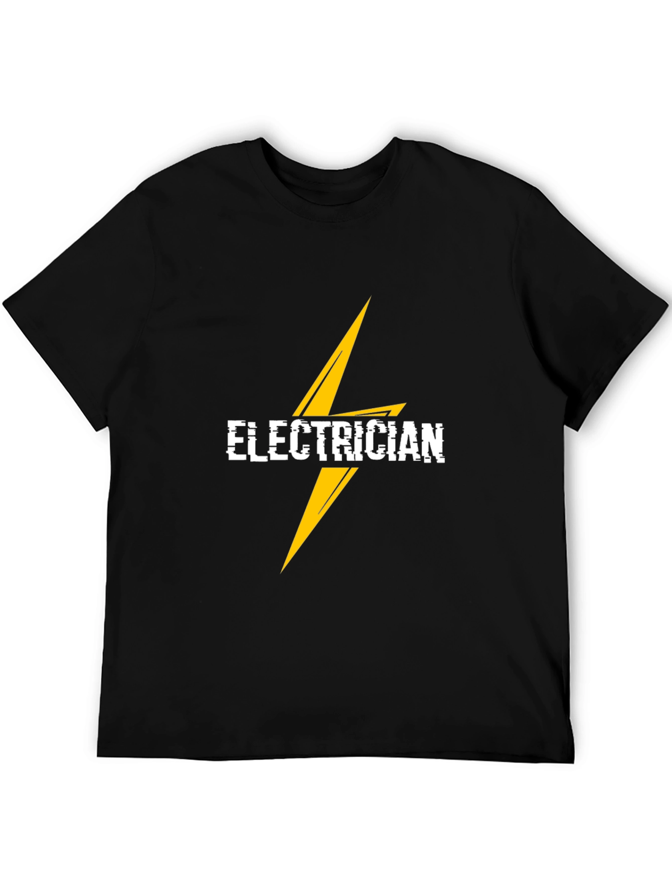 Electrician T-Shirt - Lightning Bolt Design