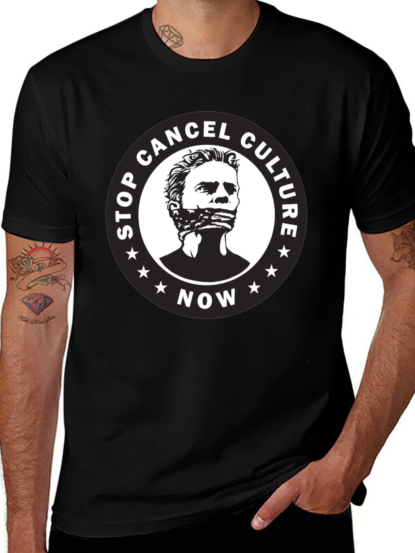 Stop Cancel Culture Graphic T-Shirt