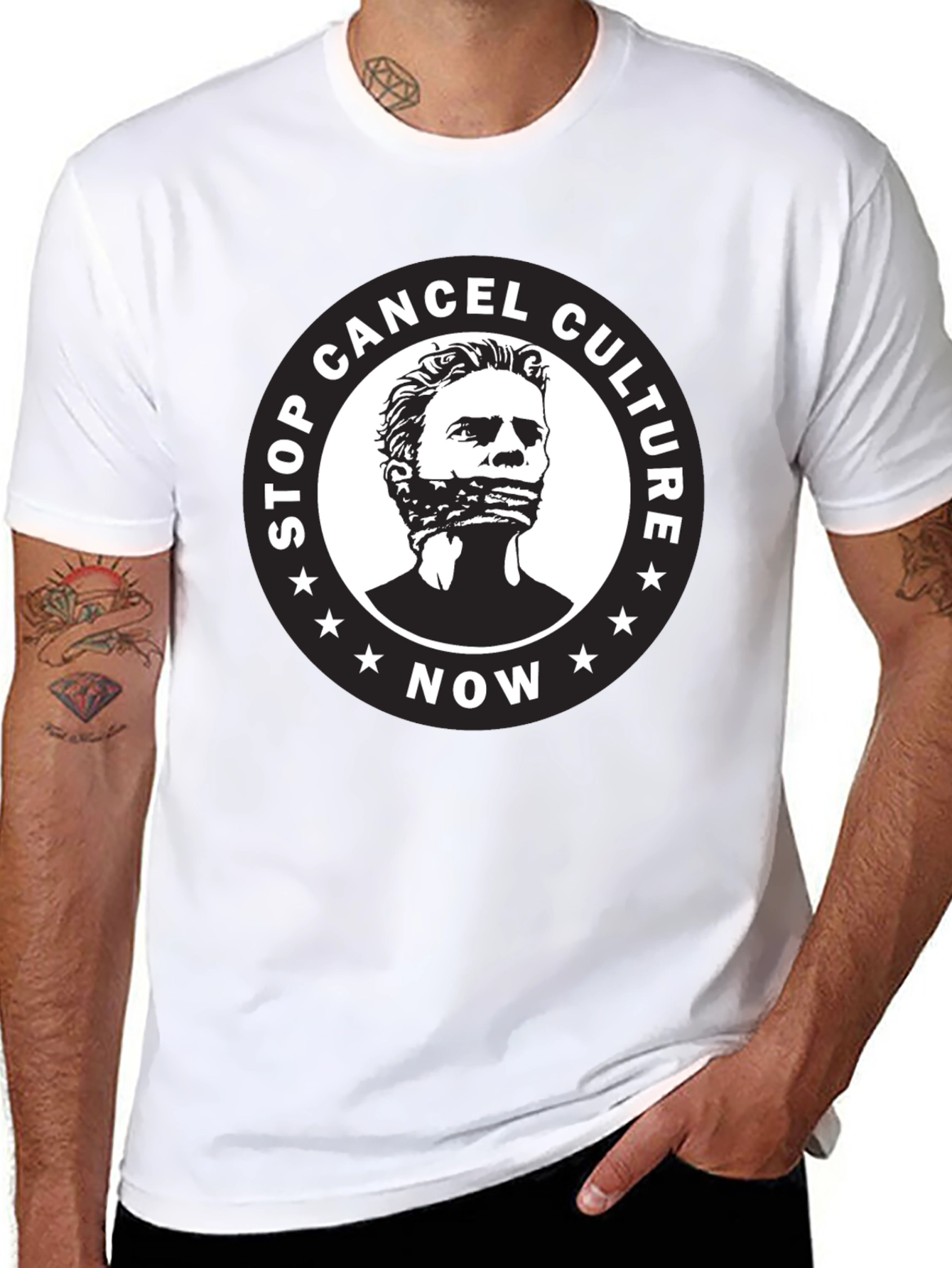 Stop Cancel Culture Graphic T-Shirt