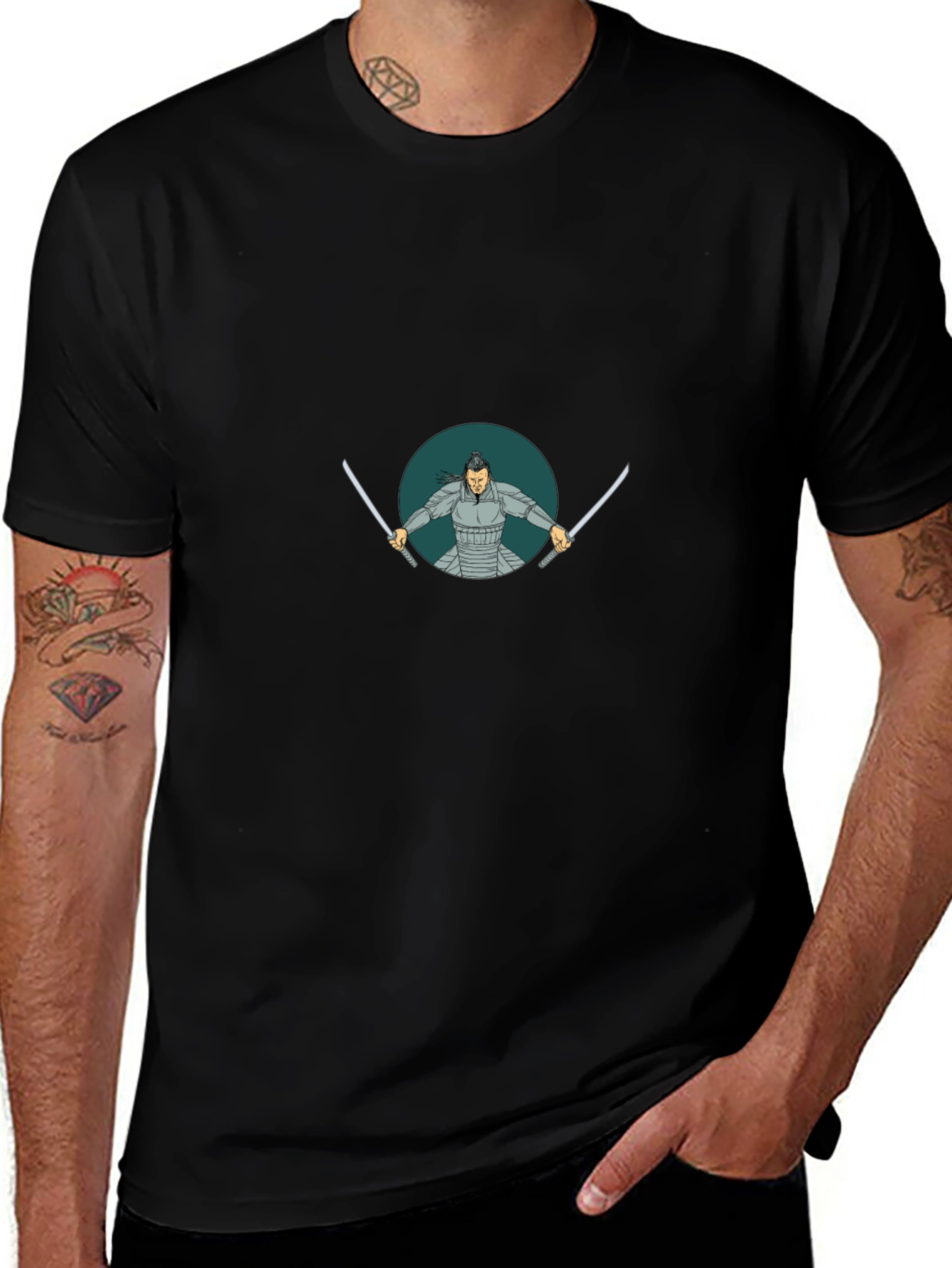 Samurai Graphic Tee - Cool Warrior Design