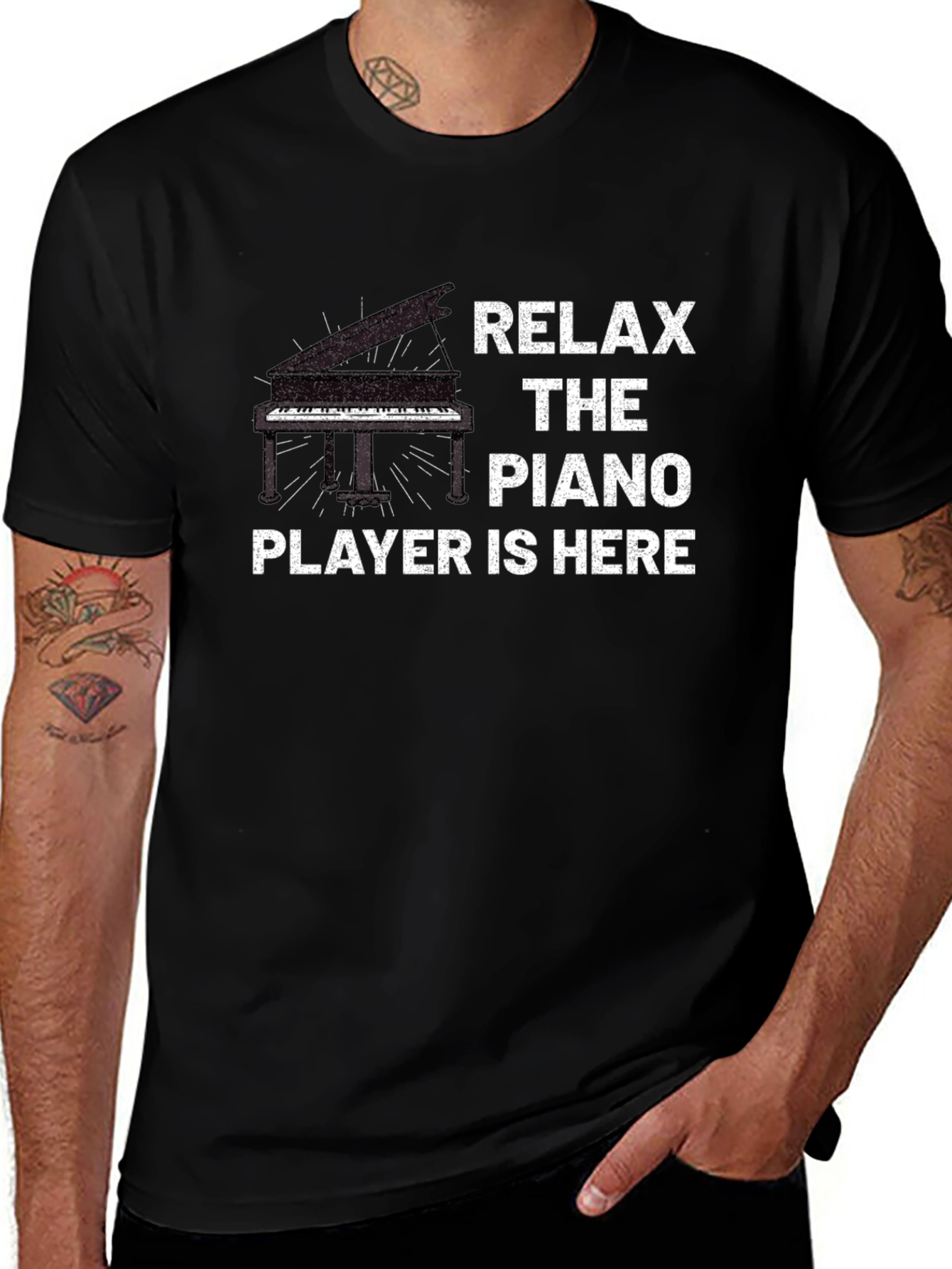 Relax The Piano Player Is Here T-Shirt