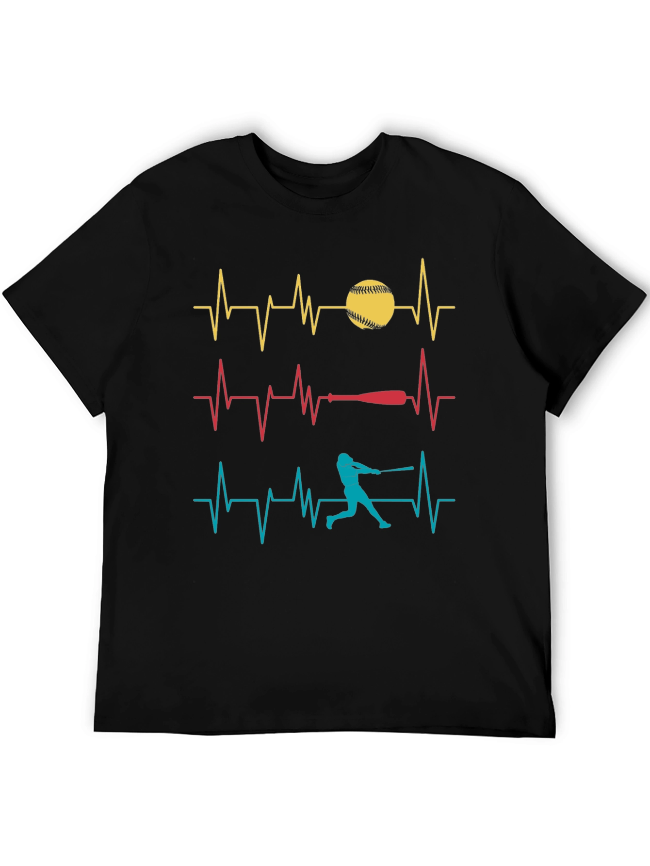 Baseball Heartbeat T-Shirt