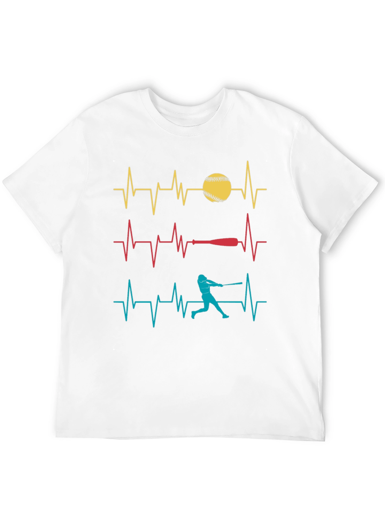 Baseball Heartbeat T-Shirt