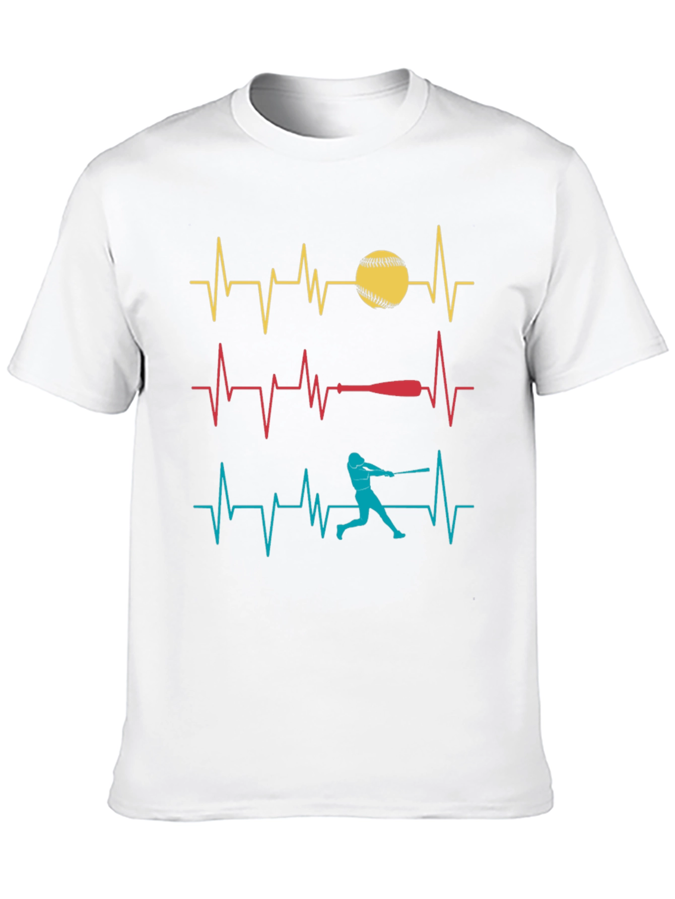 Baseball Heartbeat T-Shirt