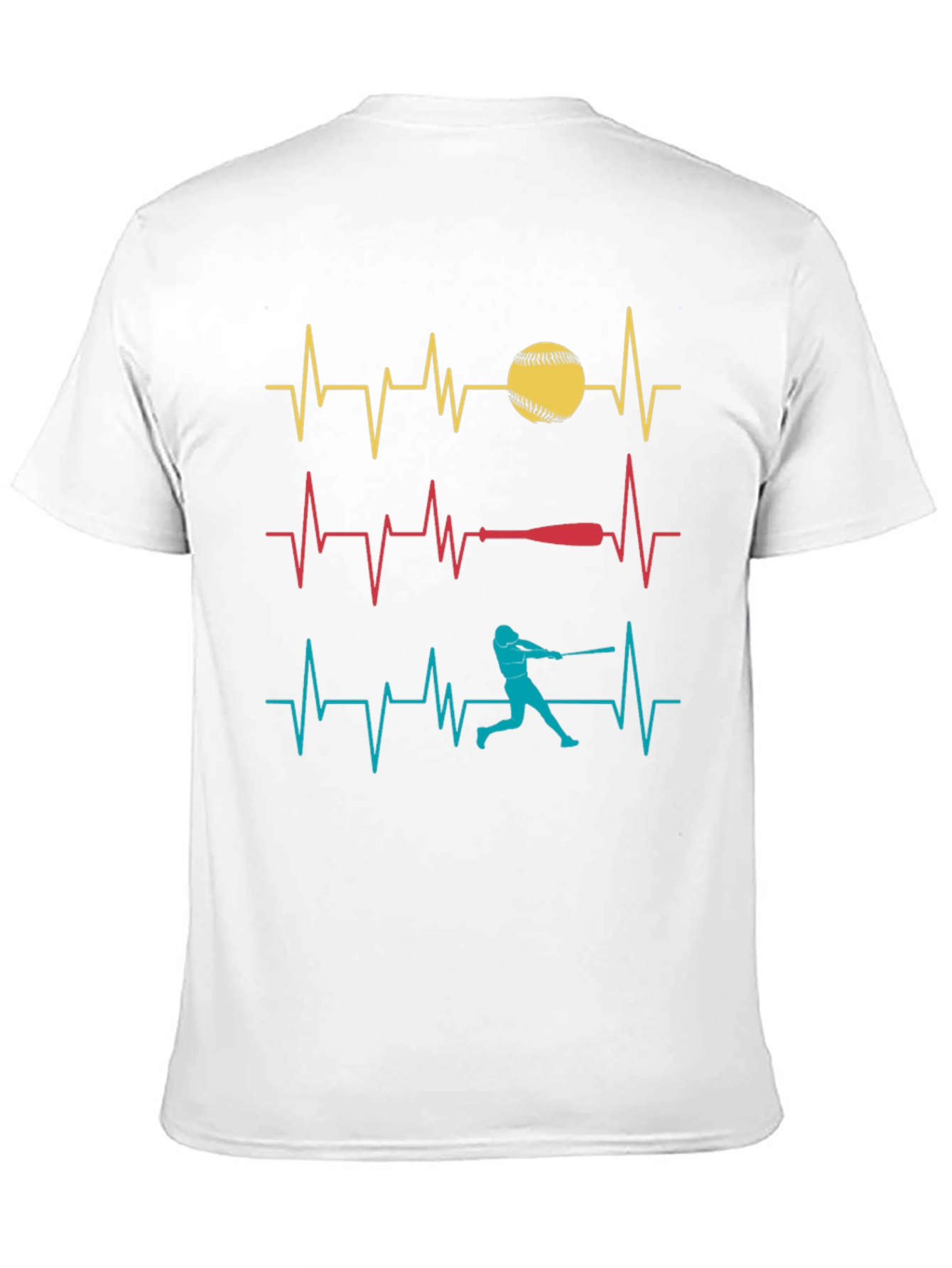 Baseball Heartbeat T-Shirt