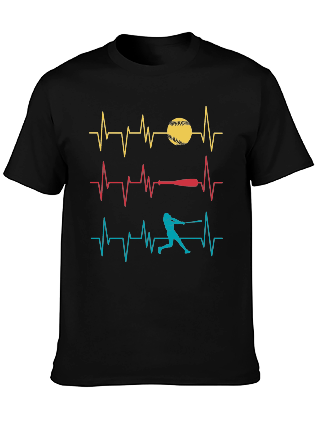Baseball Heartbeat T-Shirt