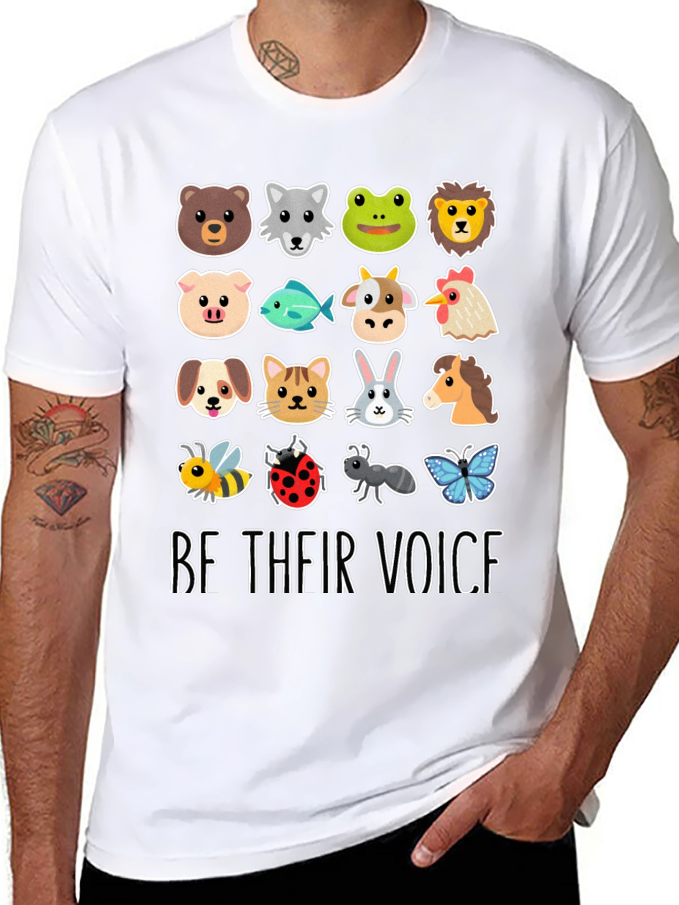 Be Their Voice Animal Graphic Tee