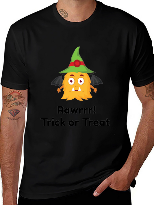 Halloween Monster T-Shirt - Trick or Treat Rawrrr!
