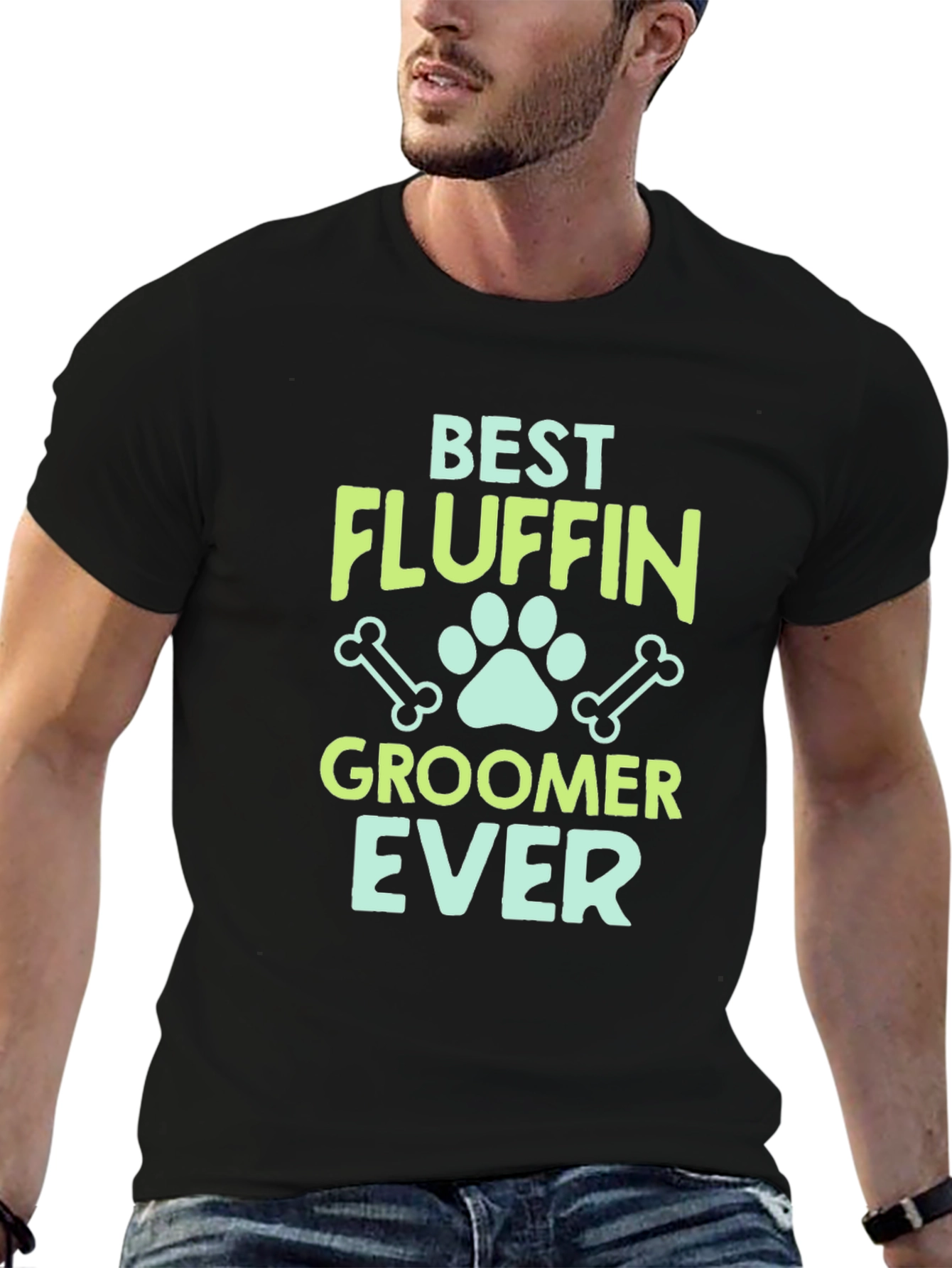 Best Fluffin Groomer Ever Graphic T-Shirt