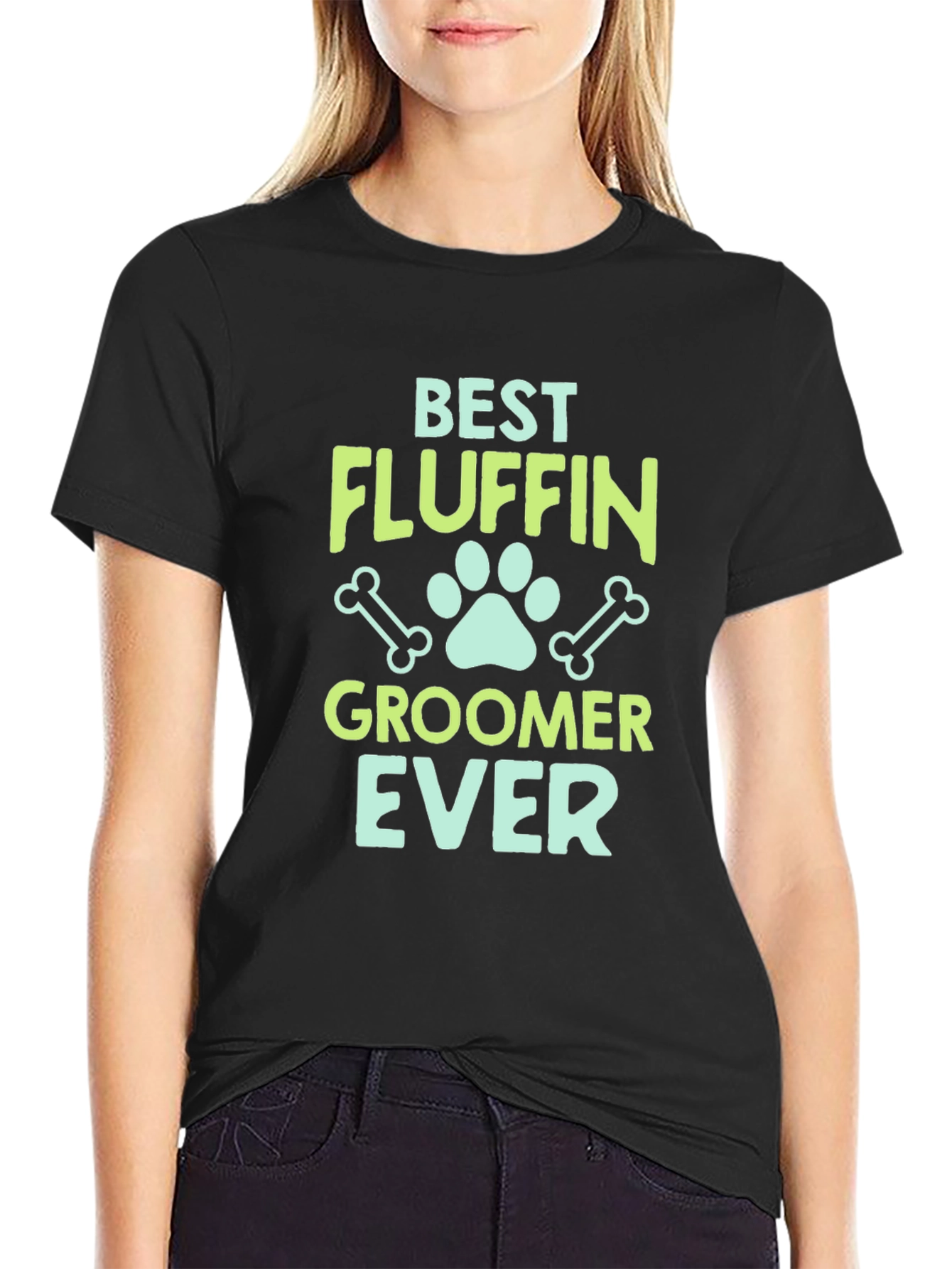 Best Fluffin Groomer Ever Graphic T-Shirt