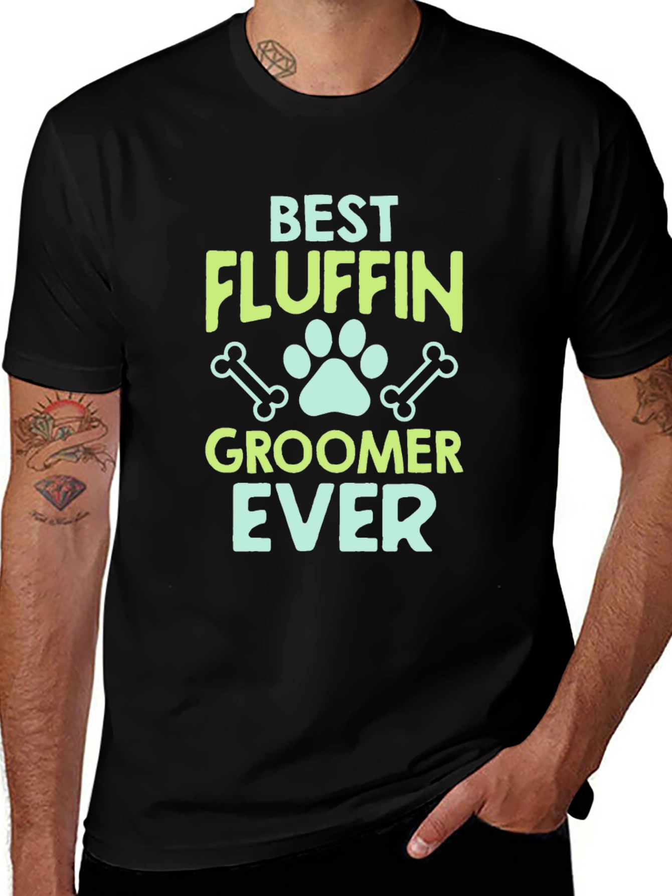 Best Fluffin Groomer Ever Graphic T-Shirt