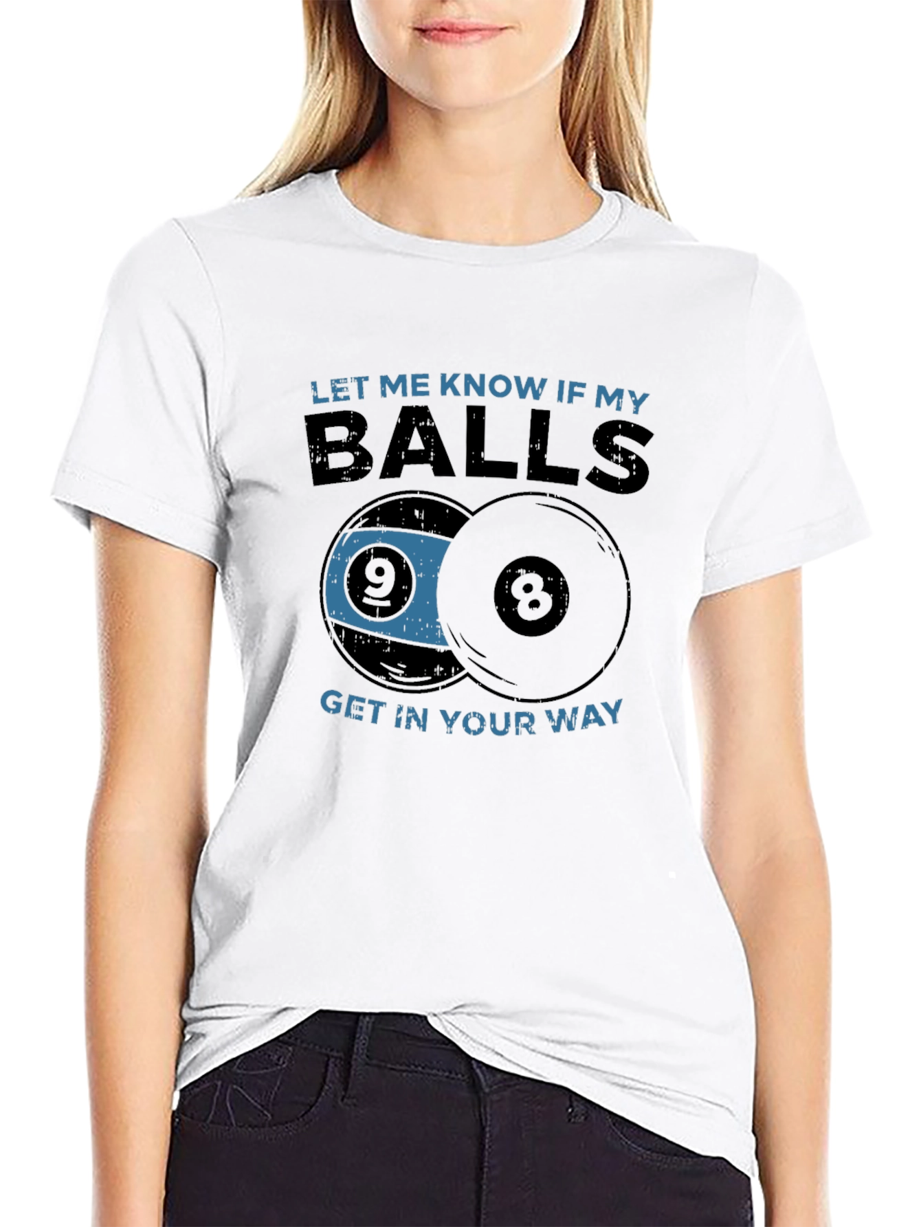 Billiards Balls Graphic T-Shirt - Funny Sarcastic Tee