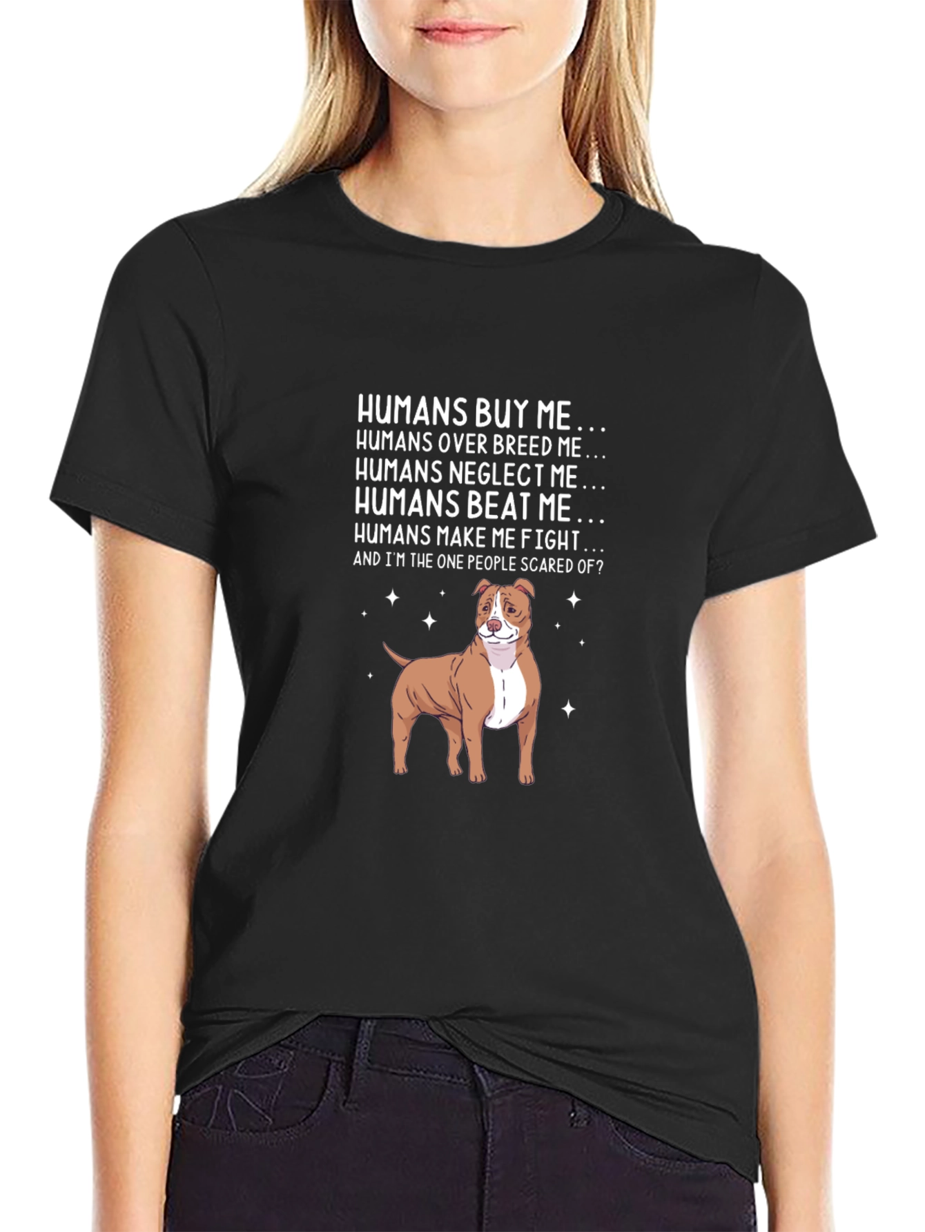 Dog Lover T-Shirt - Anti-Animal Abuse
