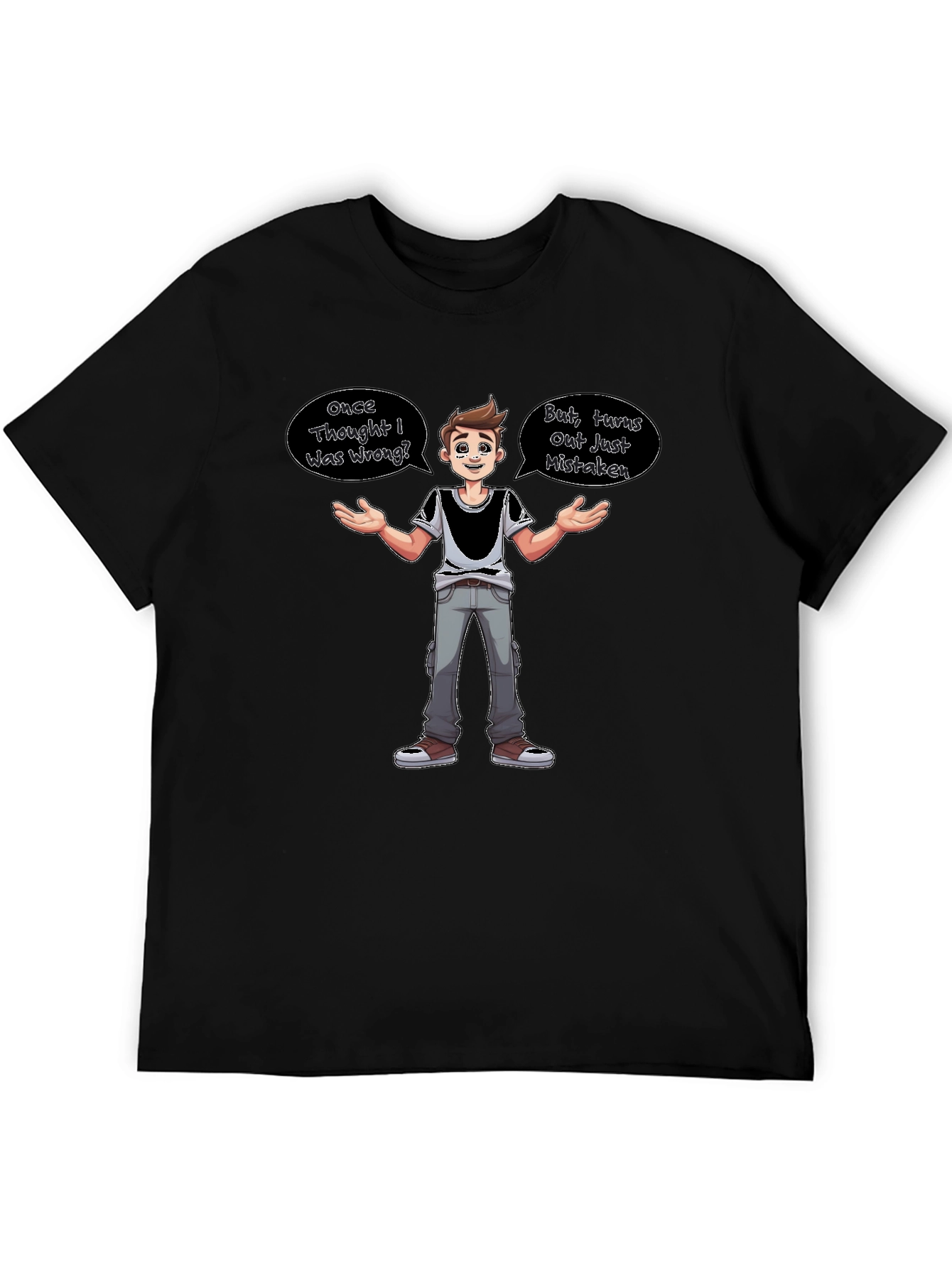 Funny Cartoon Graphic T-Shirt