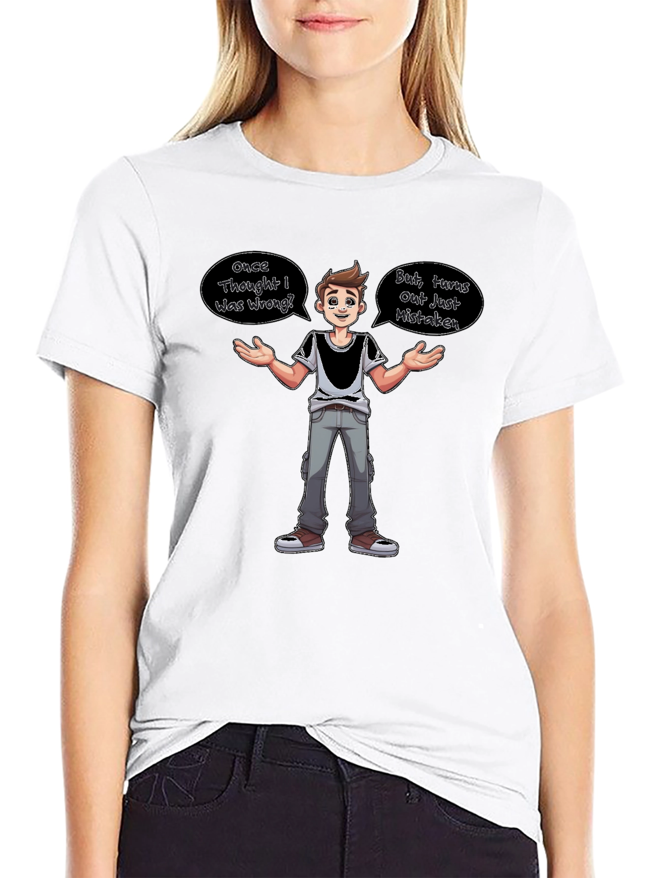 Funny Cartoon Graphic T-Shirt