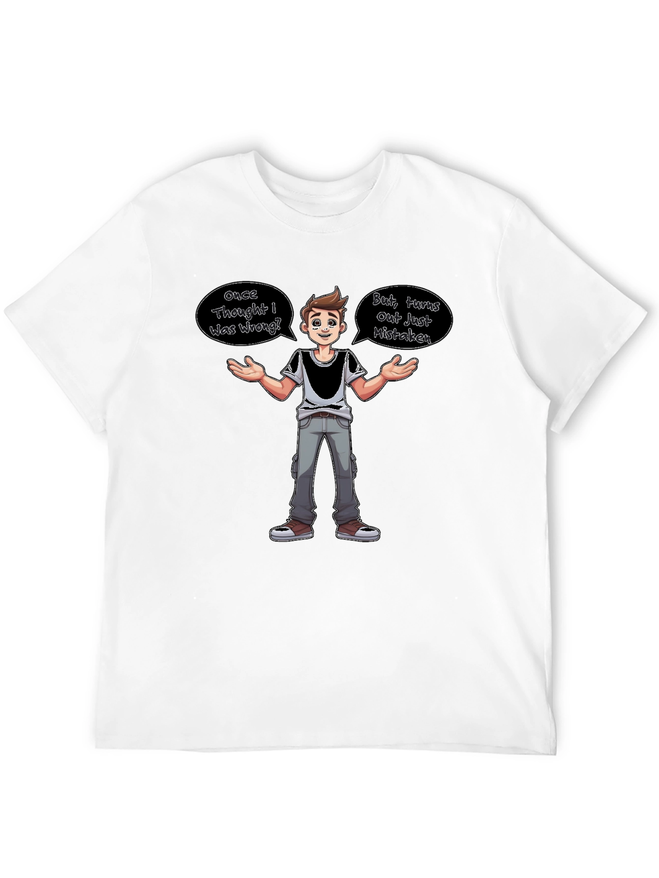Funny Cartoon Graphic T-Shirt
