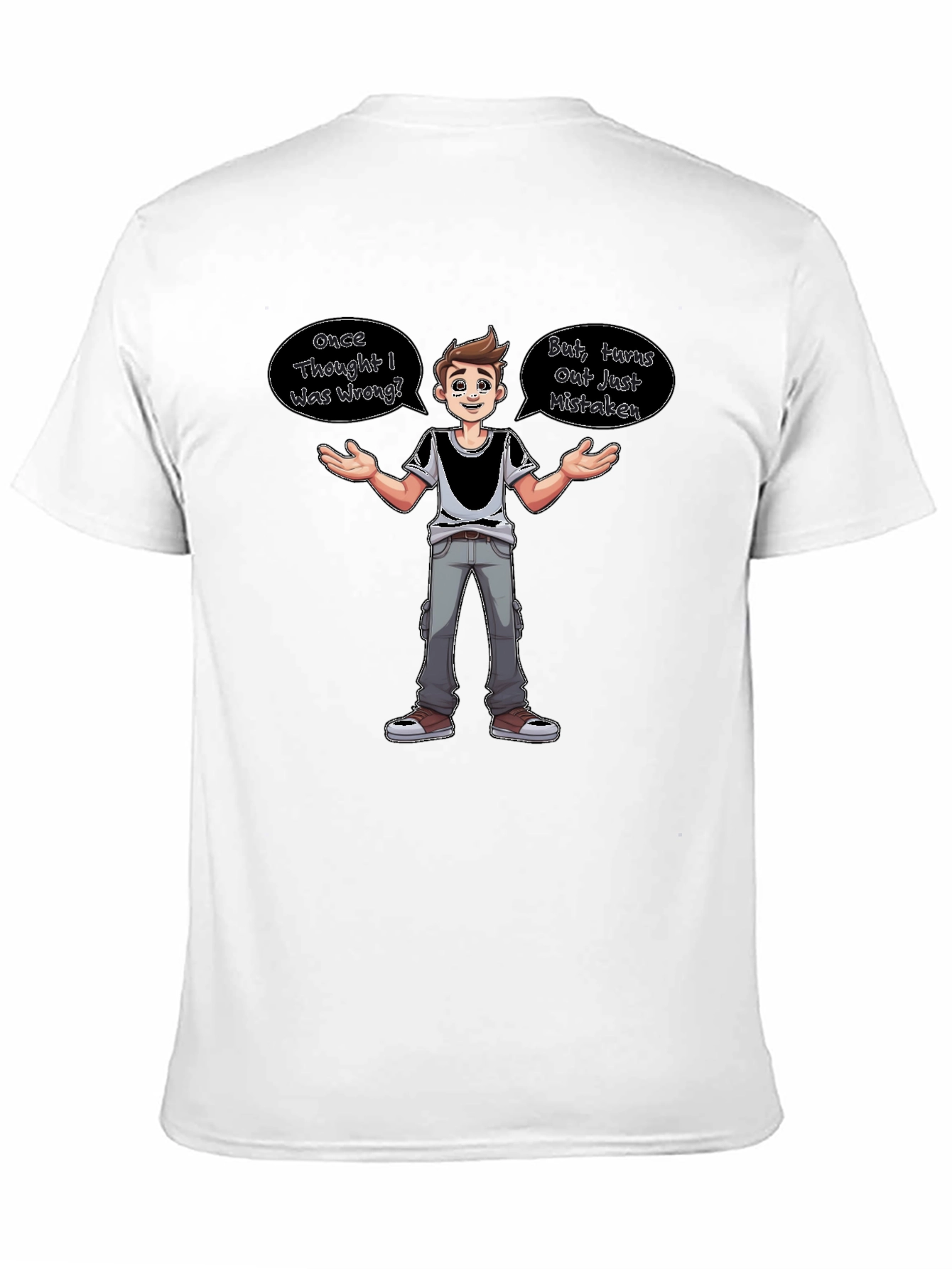 Funny Cartoon Graphic T-Shirt