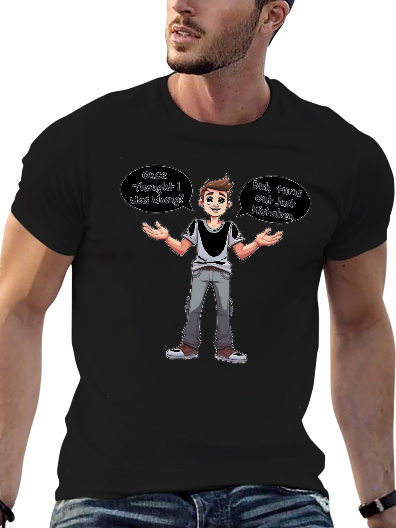 Funny Cartoon Graphic T-Shirt