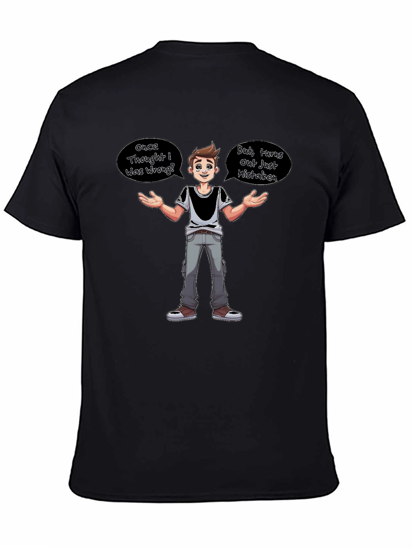 Funny Cartoon Graphic T-Shirt