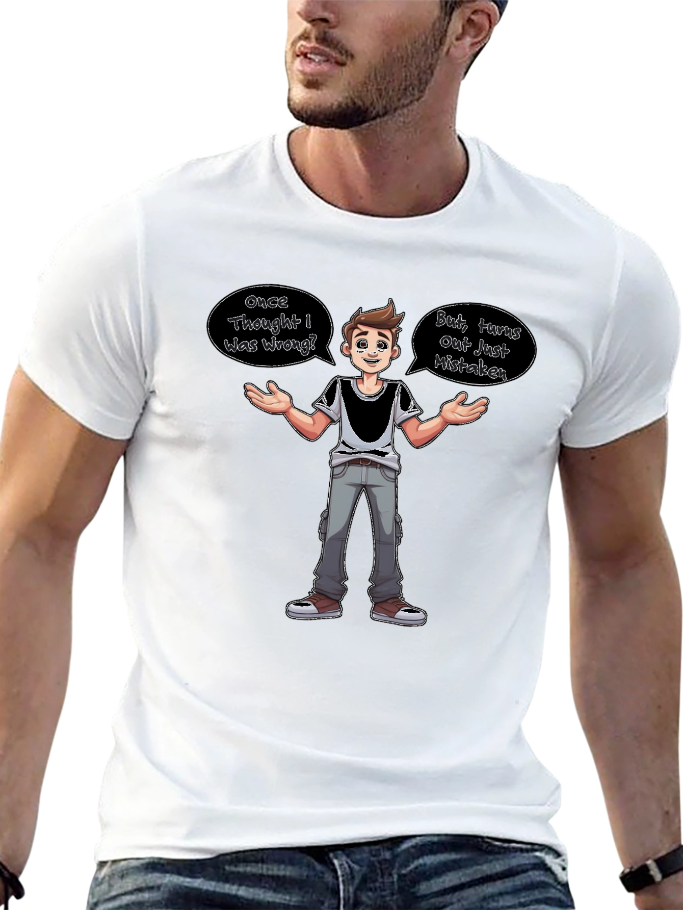 Funny Cartoon Graphic T-Shirt