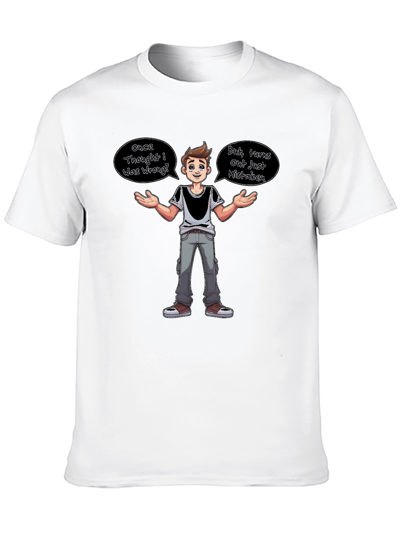 Funny Cartoon Graphic T-Shirt