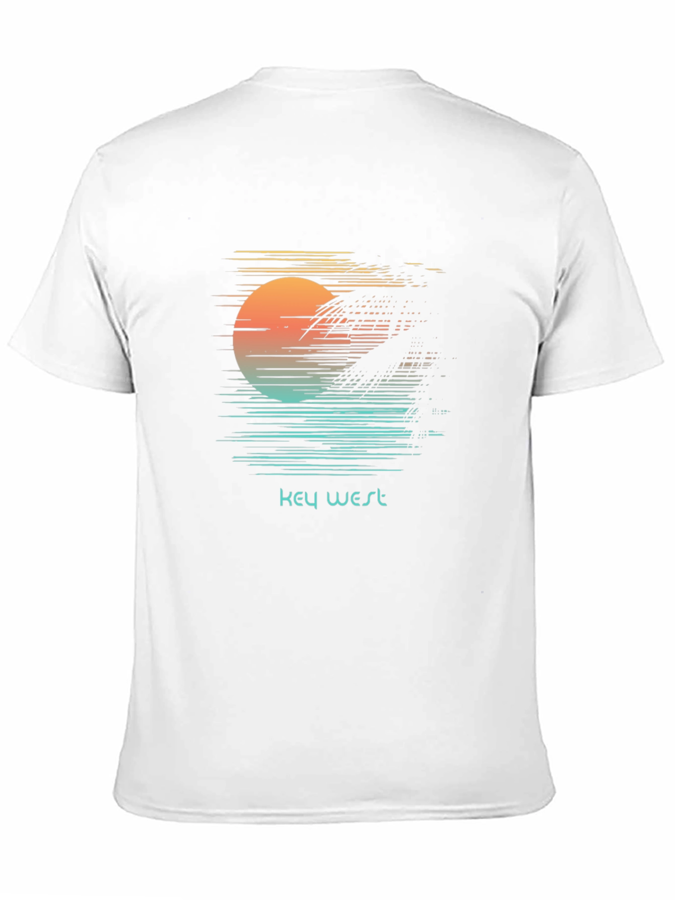 Key West Sunset Graphic Tee - Black