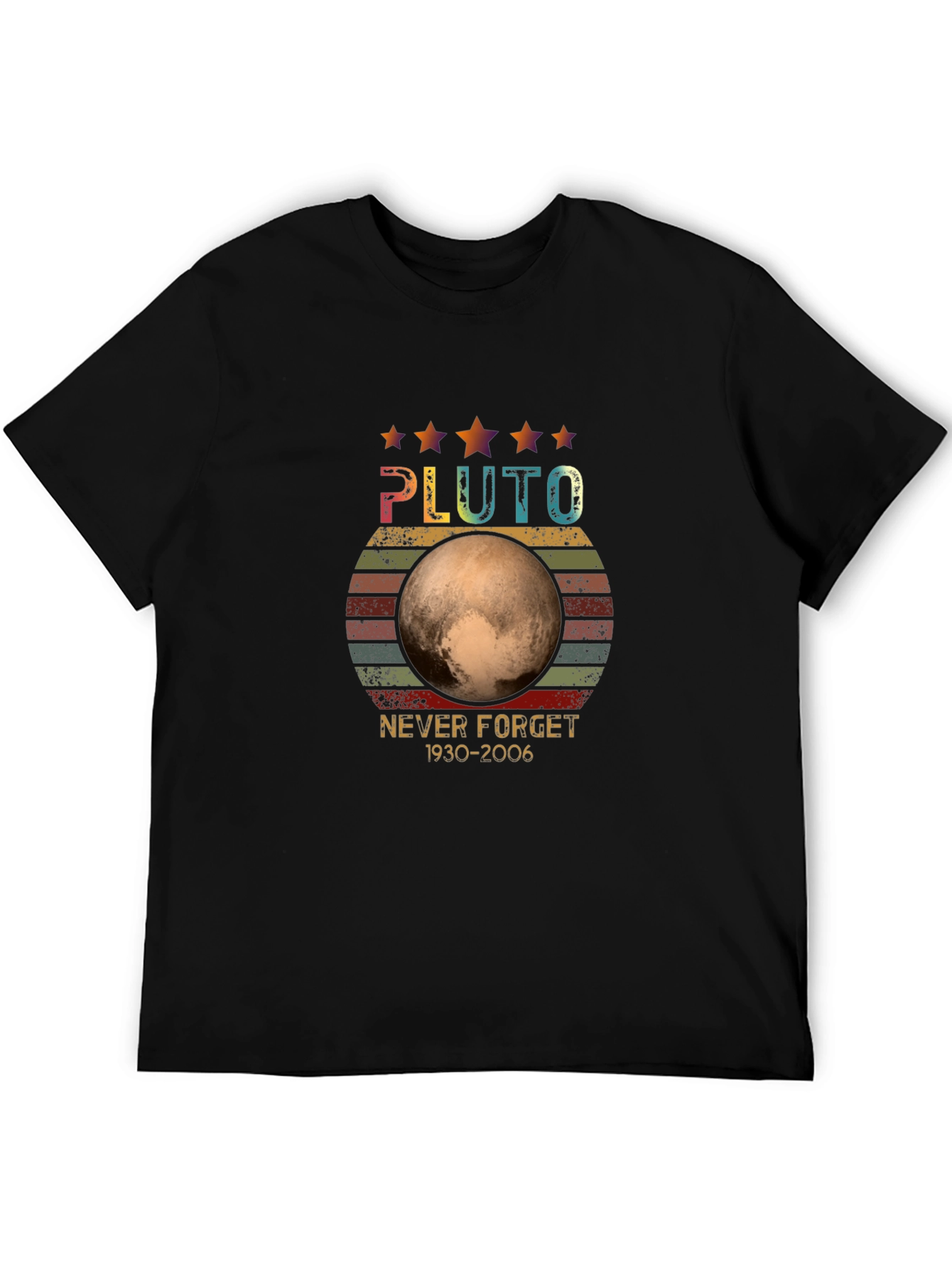 Pluto Retro T-Shirt - Never Forget 1930-2006