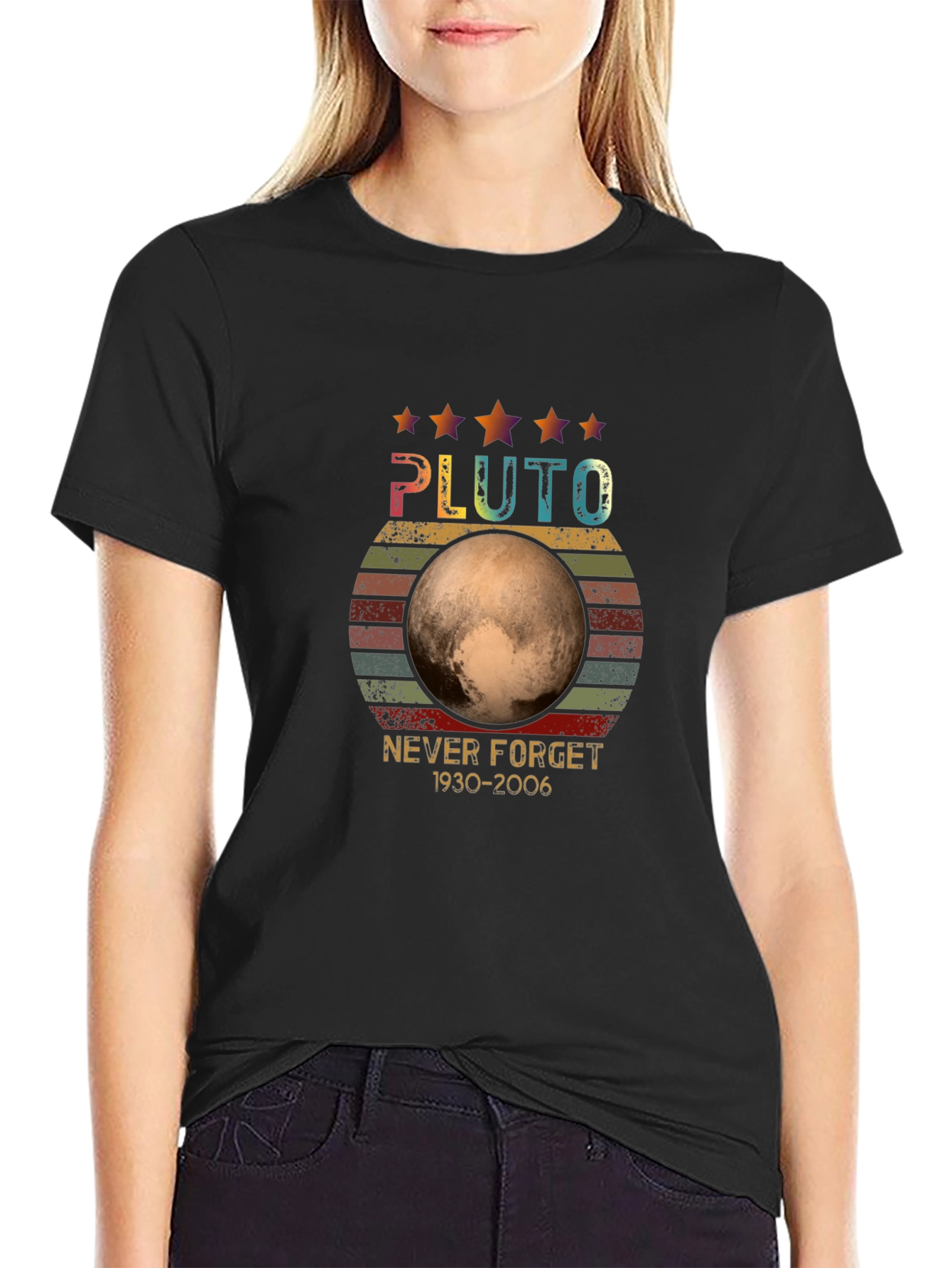 Pluto Retro T-Shirt - Never Forget 1930-2006