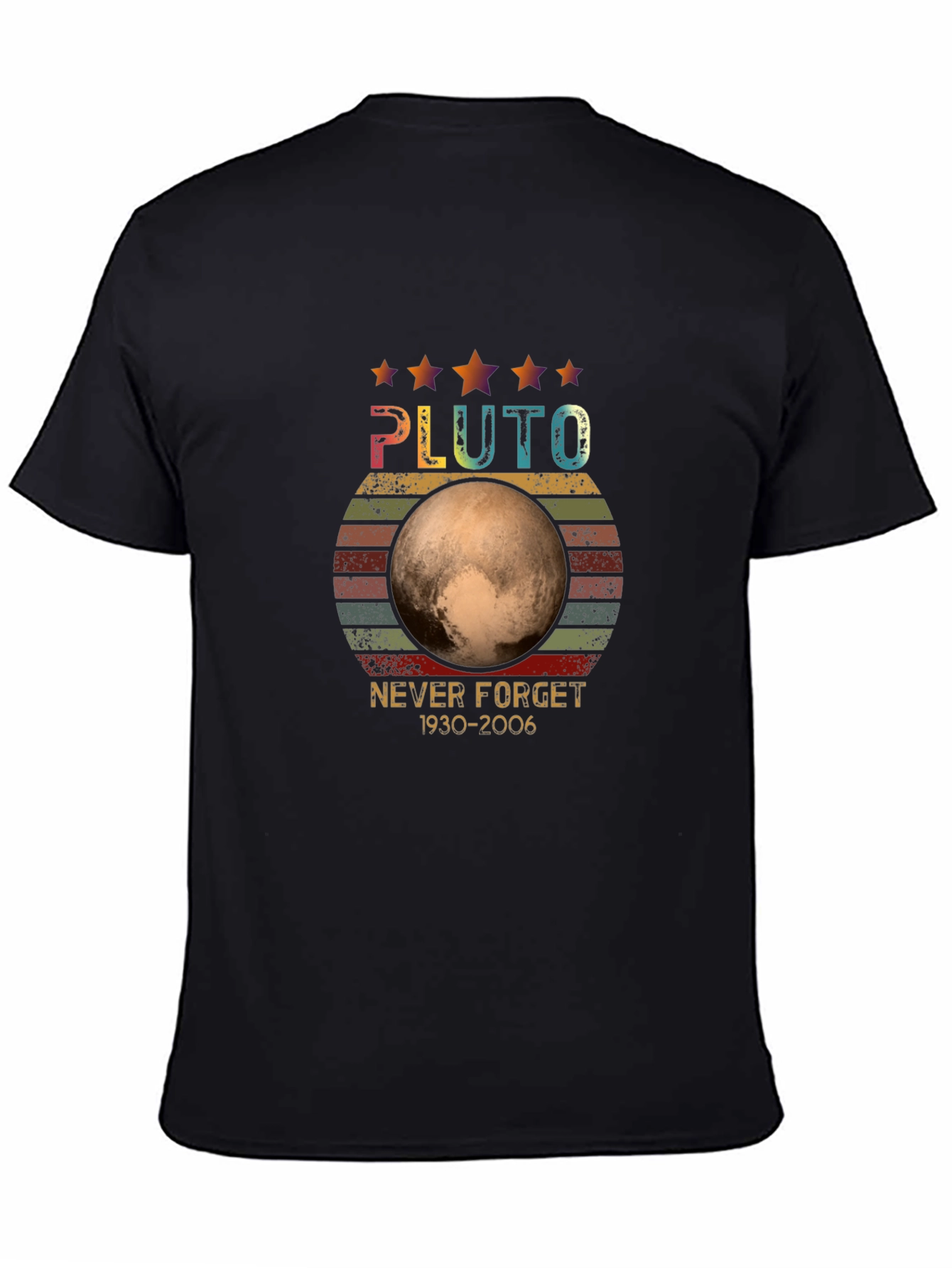 Pluto Retro T-Shirt - Never Forget 1930-2006