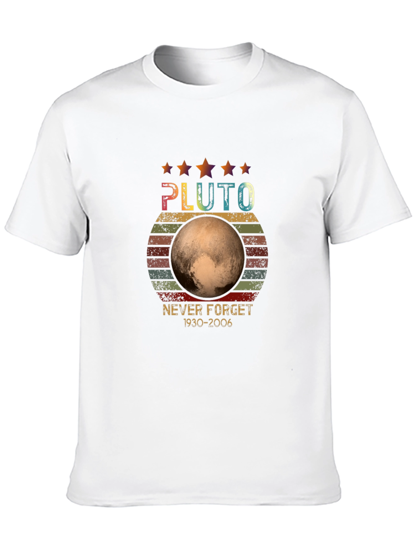 Pluto Retro T-Shirt - Never Forget 1930-2006