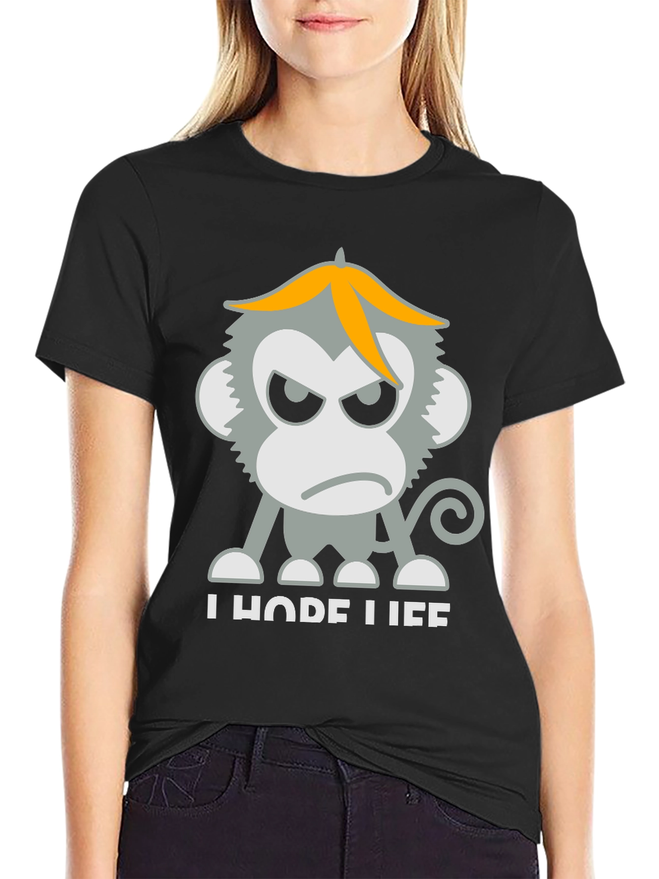 Grumpy Monkey Graphic T-Shirt - Unisex