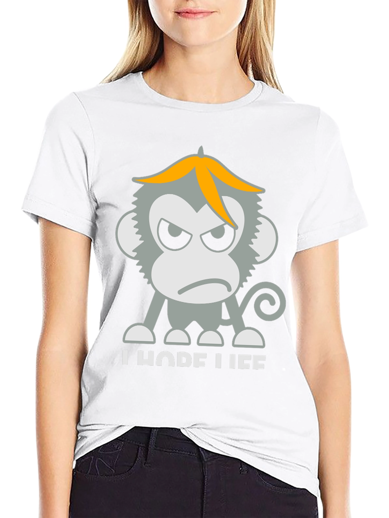 Grumpy Monkey Graphic T-Shirt - Unisex