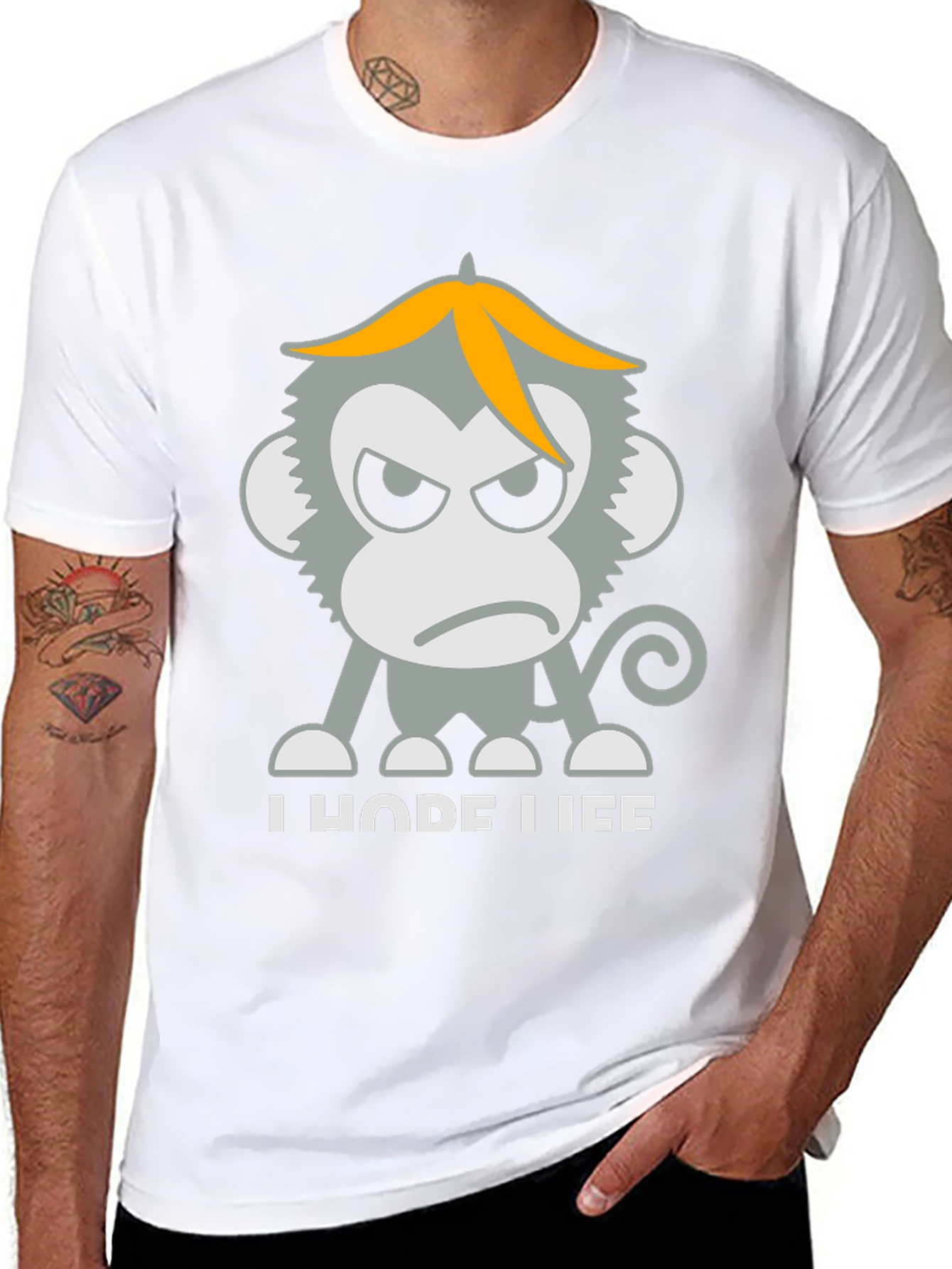 Grumpy Monkey Graphic T-Shirt - Unisex