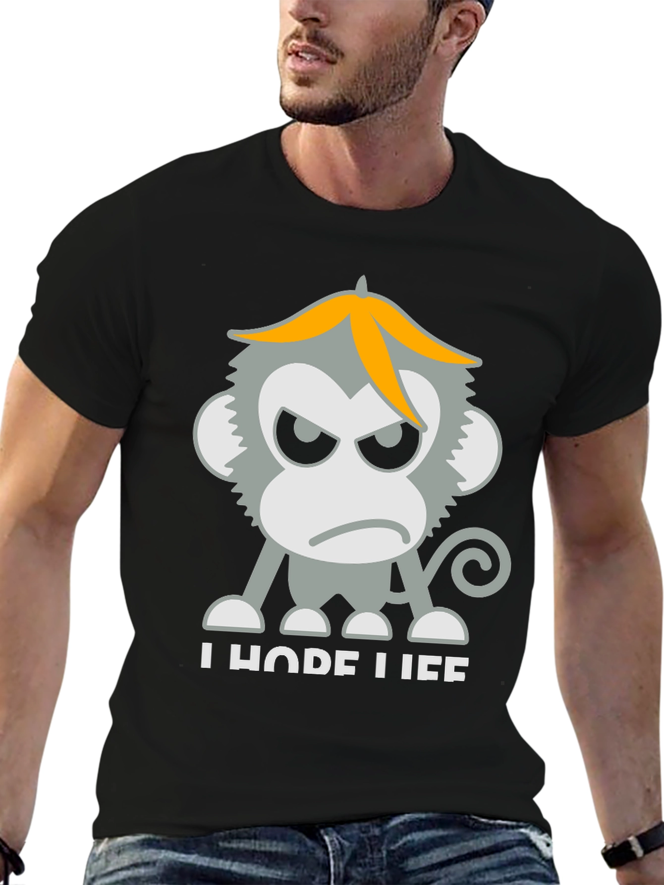 Grumpy Monkey Graphic T-Shirt - Unisex