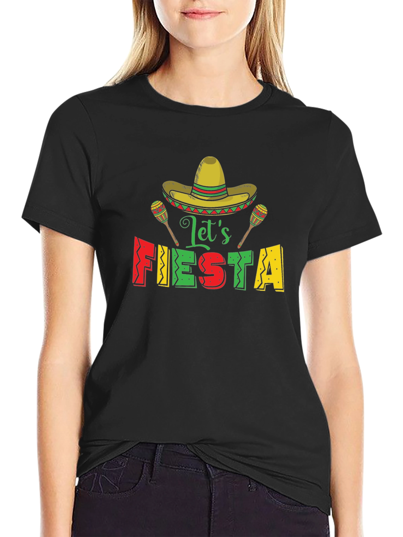 Lets Fiesta Graphic T-Shirt