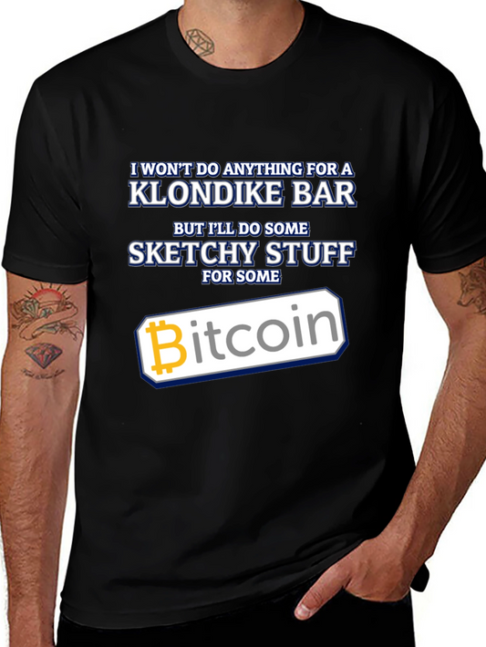 Bitcoin Sketchy Stuff T-Shirt - Crypto Lover Tee
