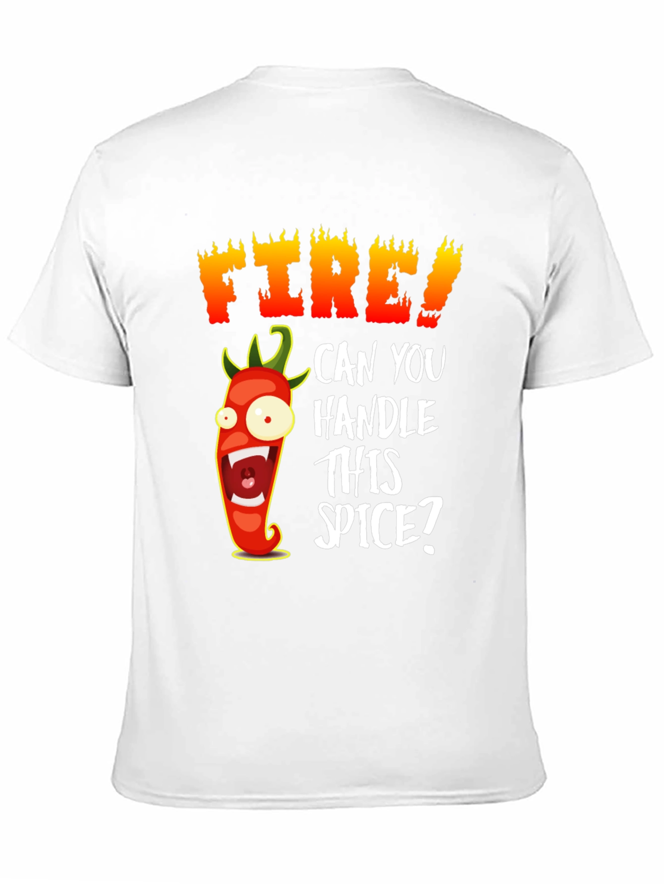 Fiery Chili Pepper Graphic T-Shirt