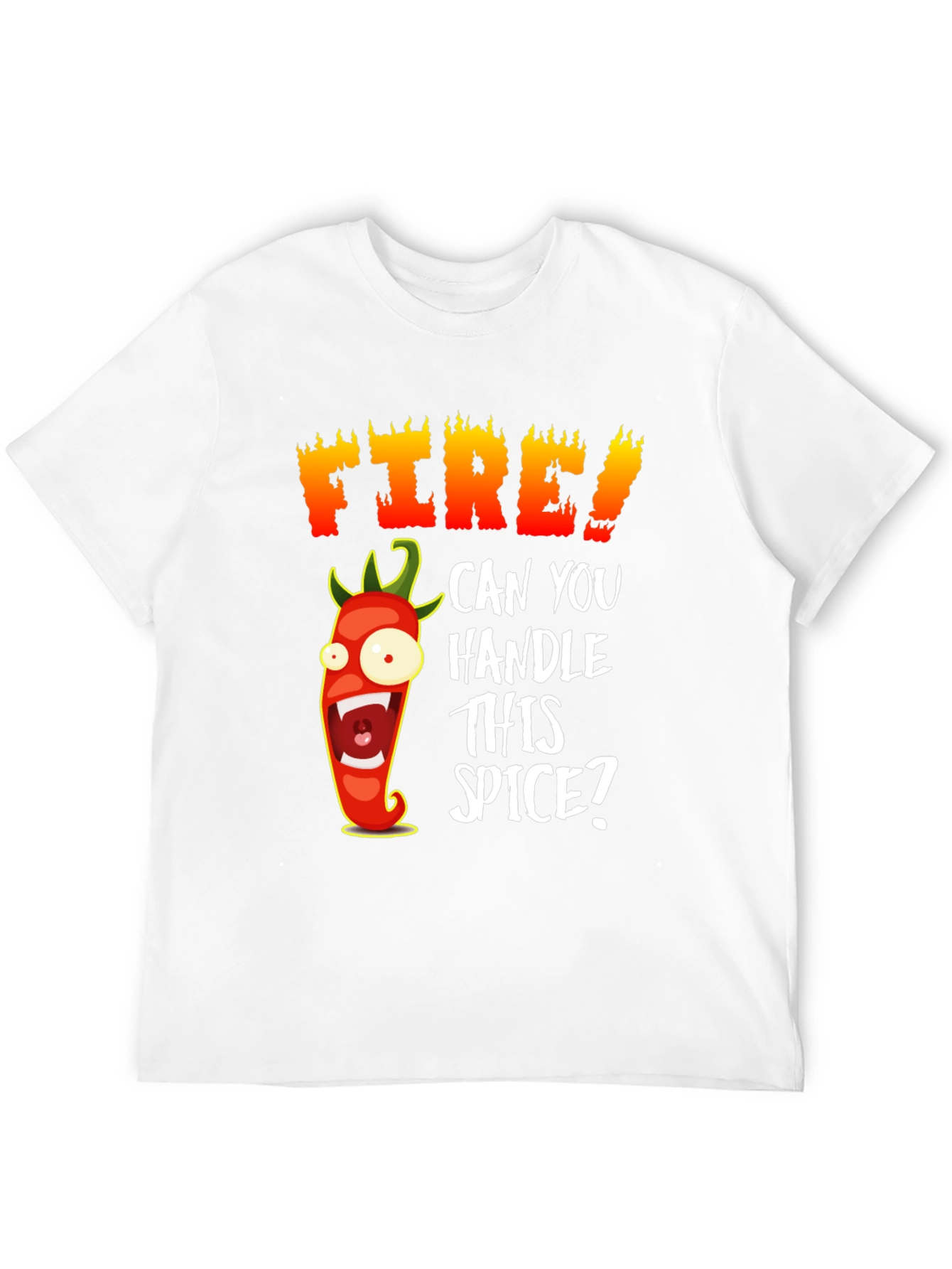 Fiery Chili Pepper Graphic T-Shirt