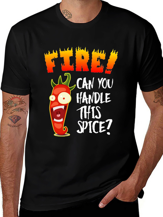 Fiery Chili Pepper Graphic T-Shirt