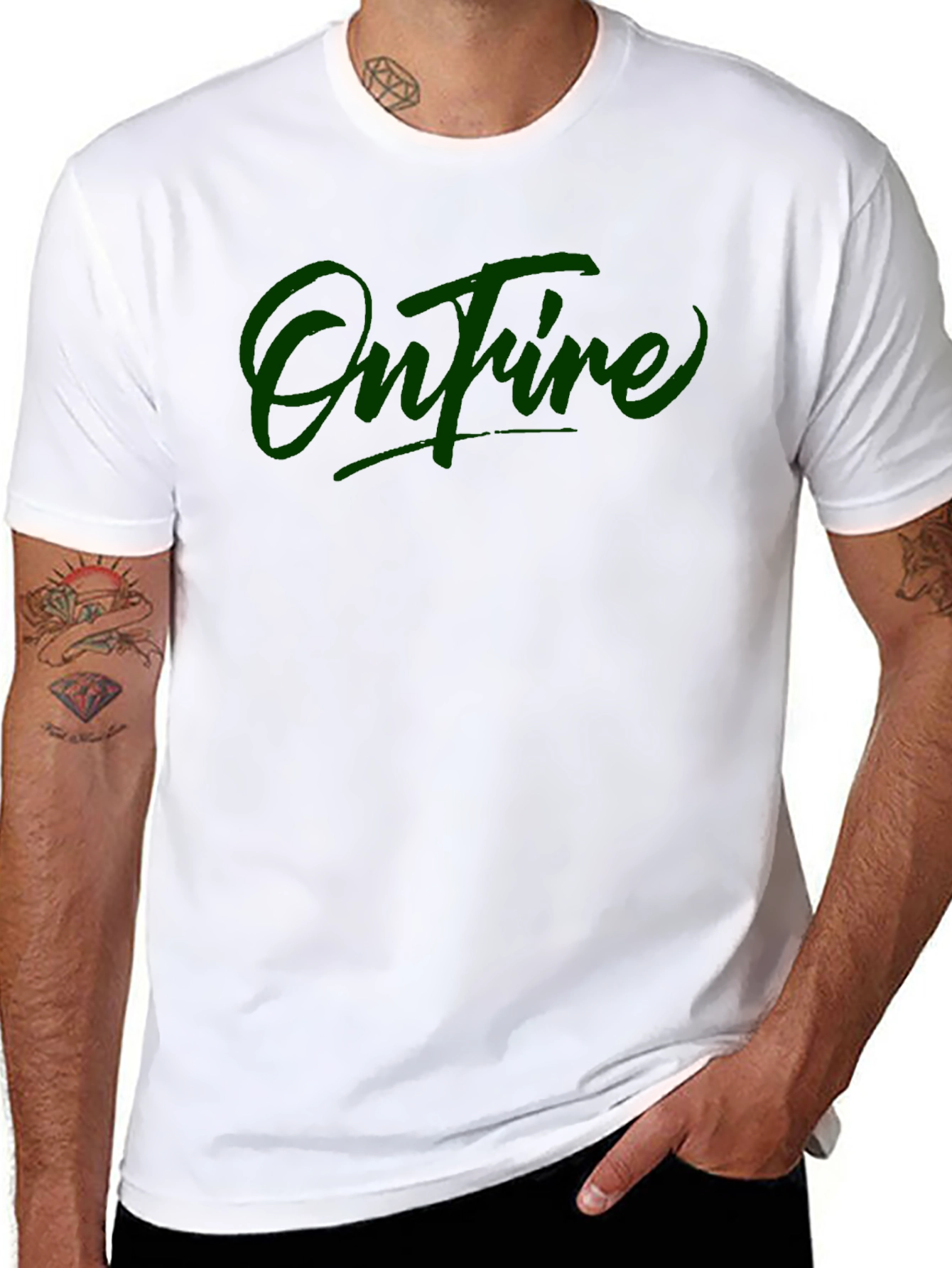 On Fire Graphic T-Shirt - Soft Stylish Tee