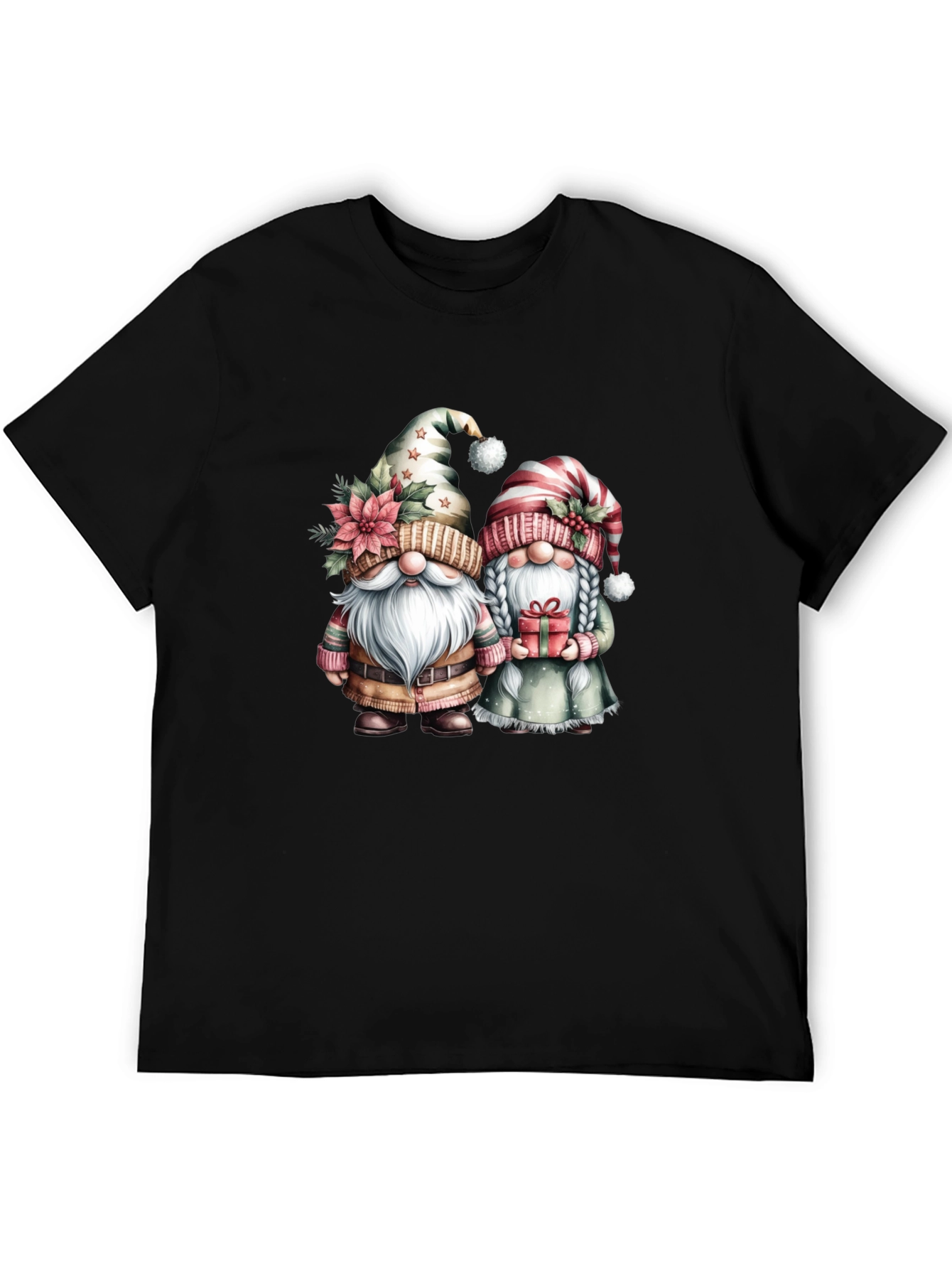 Festive Gnome Couple T-Shirt