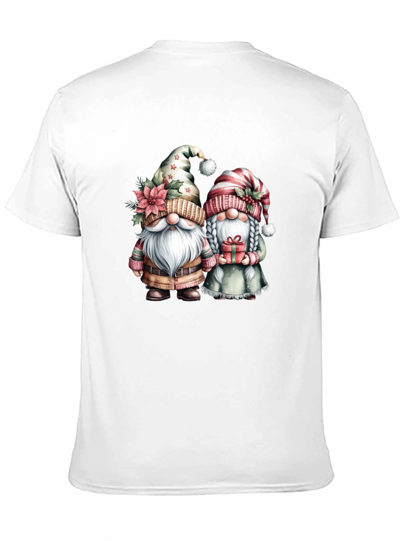 Festive Gnome Couple T-Shirt