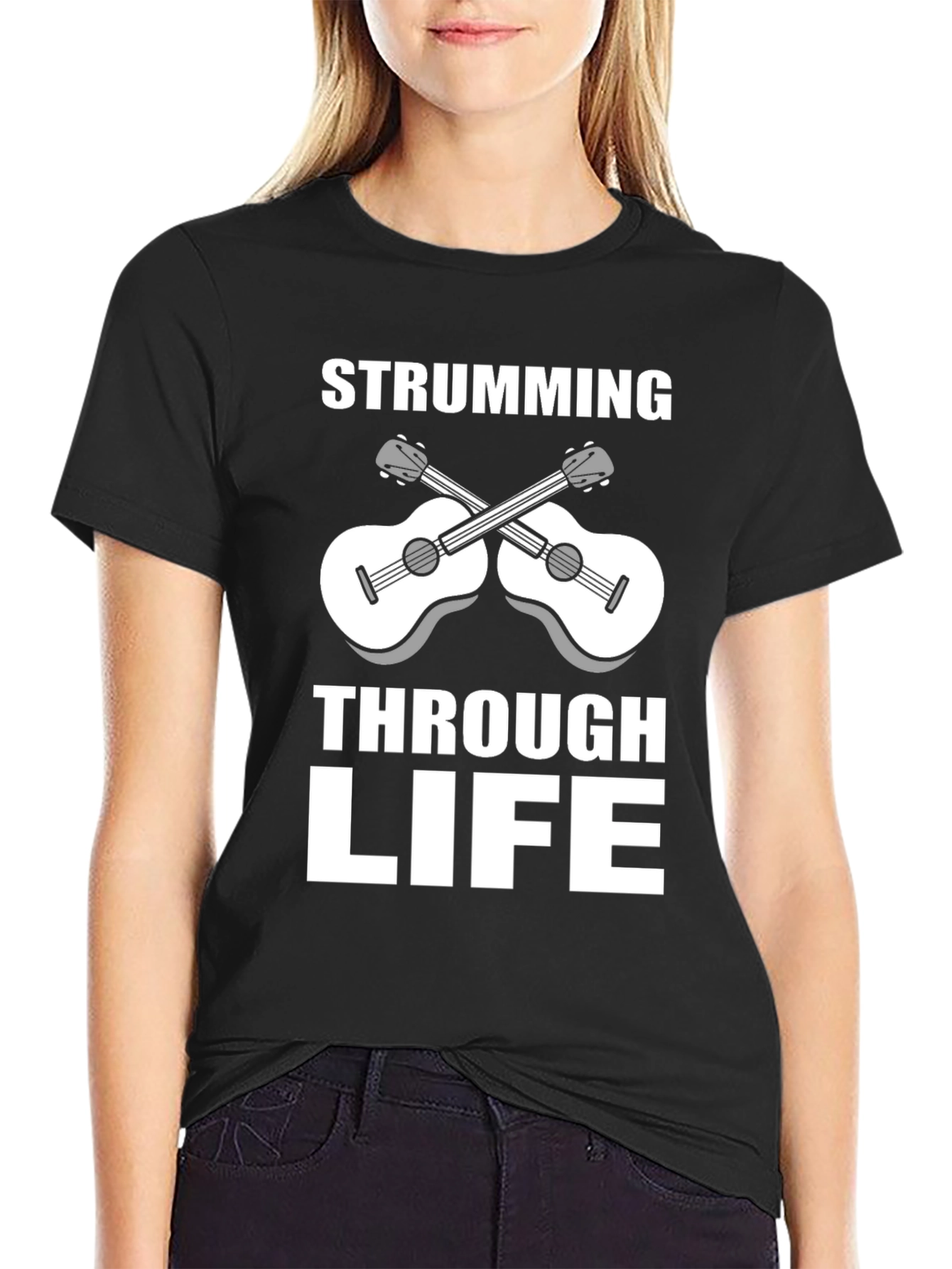 Strumming Through Life Graphic Tee
