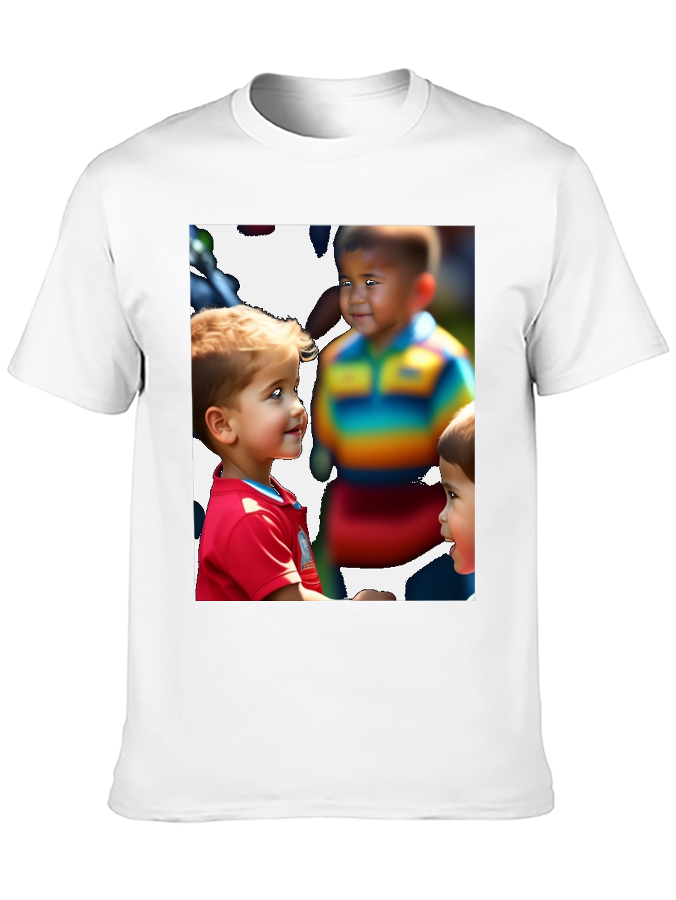 Black Graphic Tee - Kids on T-Shirt Design