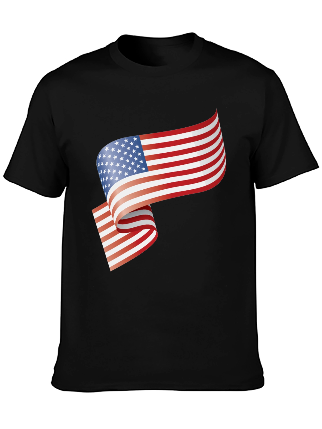 American Flag Graphic Tee - Patriotic Style
